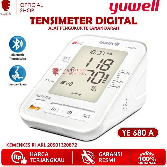 Tensimeter Digital Alat Diangnosa Denyut Jantung Omron Yuwell Tensione Medis