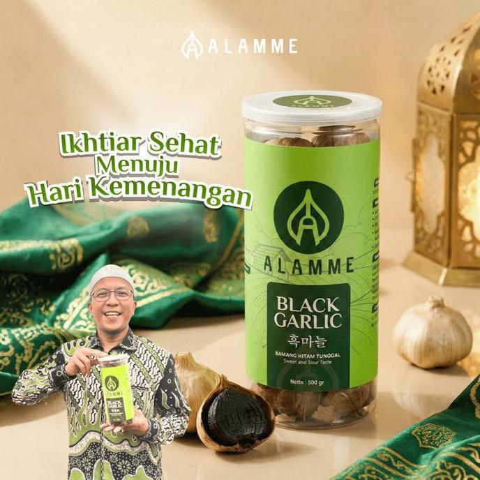 Bawang Hitam Tunggal Black Garlic Alamme 500Gr