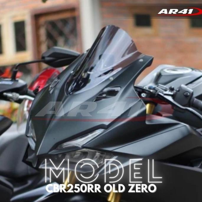 NEW WINDSHIELD VISOR CBR250RR OLD ZERO WINSHIELD CBR250RR OLD TEBAL AR41 ORI