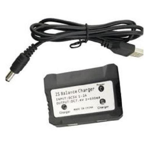 Charger baterai Lipo Lipo battery 2S 7.4V WL Toys V666 V353 V913