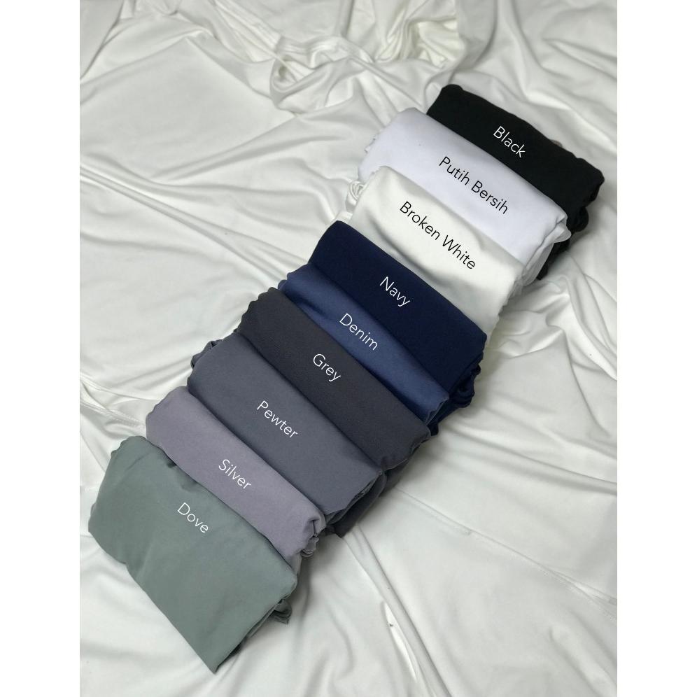 PREMIUM Jasmine Jilbab-Inner Manset Daleman Leher Turtleneck Dada Kaos JERSEY Spandek Premium Wanita