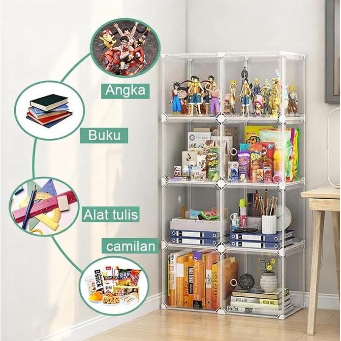 TERLARIS!! ORDERLY LIFE ETALASE MAINAN / LEMARI PENYIMPANAN TAS LEMARI PENYIMPANAN HELM SEPEDA MOTOR