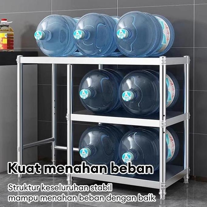 TERLARIS!! RAK DAPUR MULTIFUNGSI RAK BAWAH KOLONG DAPUR RAK KOLONG DAPUR SERBAGUNA MEJA KOMPOR STAIN