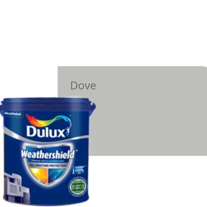 NEW Dulux Weathershield 2,5 Liter Dove Tinting CSS/Cat Tembok Exterior