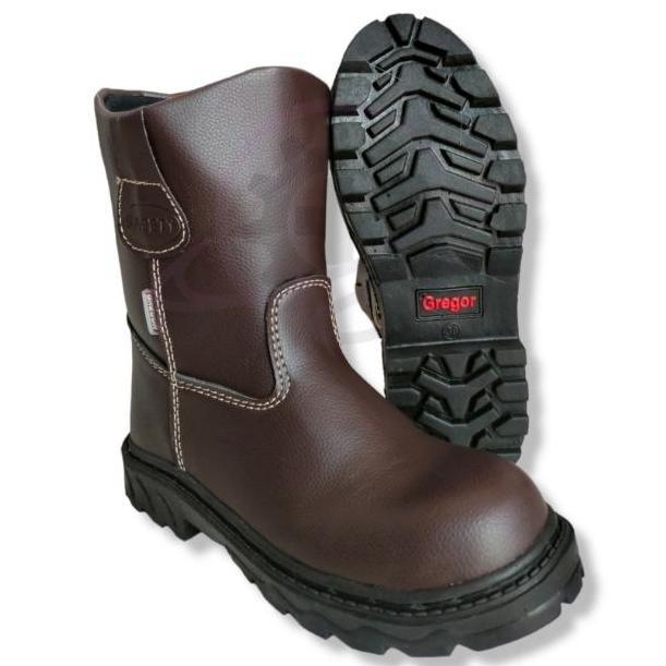 BEBAS ONGKIR - Sepatu Safety Boot King Gregor Ujung besi Shoes Boots King Gregor Pria