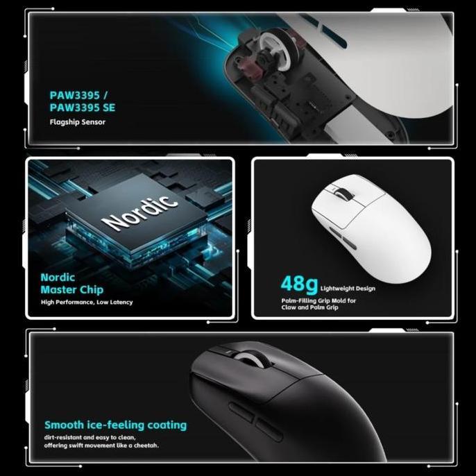 TERBARU - VXE Dragonfly R1 Pro Max Gaming Mouse