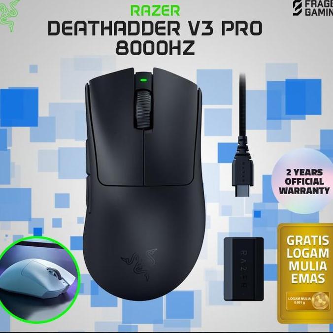 Razer Deathadder V3 Pro Black 8000 Hz Gaming Mouse DeathadderV3