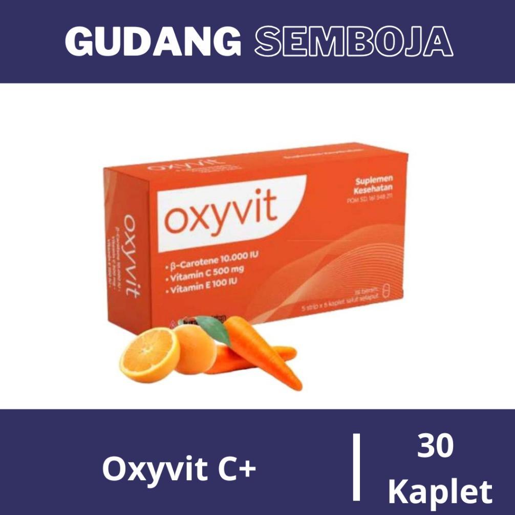 Terlaris Oxyvit C+ Box Isi 30 Kaplet / Oxyvit C Plus Vitamin C 500 Mg Dan Vitamin E