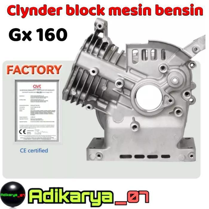 Cylinder Block Boringan Blok Mesin GX160 5.5Hp Honda Cylinder Block Mesin Penggerak GX160 GX200 GX39
