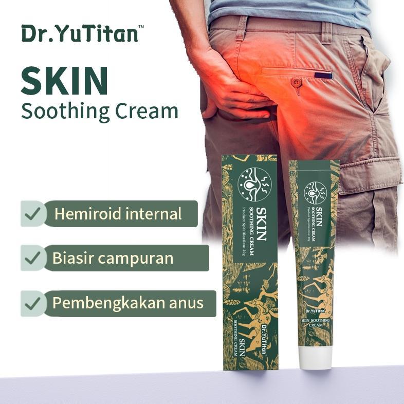 Terlaris Dr.YuTitan Skin Soothing Cream Meringankan gatal-gatal peranal, rasa sakit, ketidaknyamanan