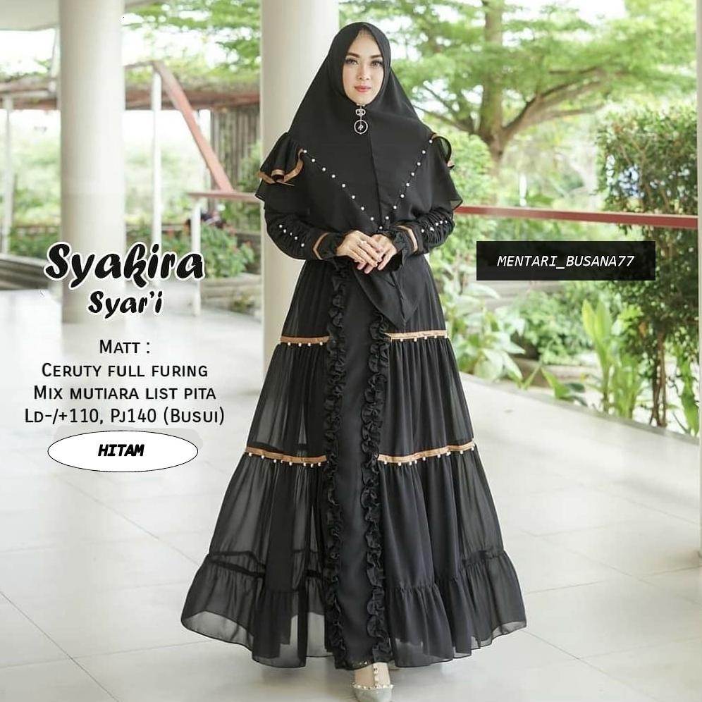 TERLARIS TERBARU SYAKIRA SYARI Set Muslimah / Gamis Wanita Mewah / Dress Wanita Kondangan / Gamis Hi