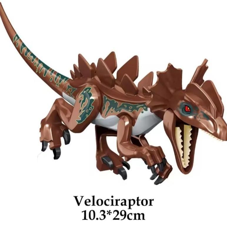 Viral  Mainan Anak Dimosaurus Dinosaurus T Rex Minifigure Bricks