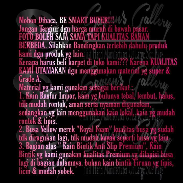 Karpet-Matras Bulu Jumbo Size 300x300x6cm/Surpet Jumbo Empuk Anti Slip