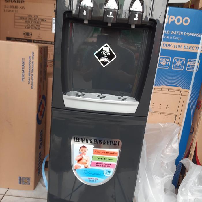 Dispenser SANKEN HWD-520IC galon bawah 3kran hot cool normal