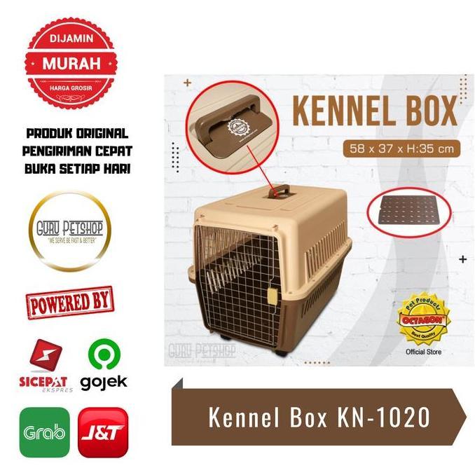 Kennel Box Octagon KN-1020 Pet Cargo Pet Carrier Anjing Kucing