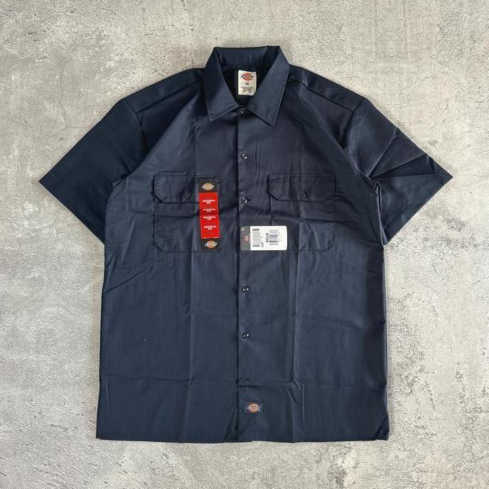 Dickies 1574 Short Sleeve Work Shirt Dark Navy