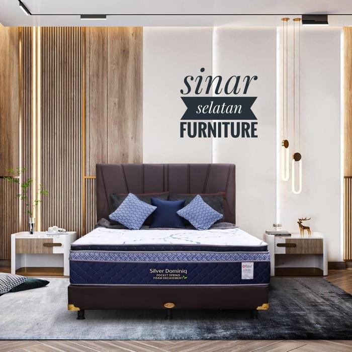 Central Dominiq Pocket Plush Top Pillow Top Uk 180x200 Matras Only