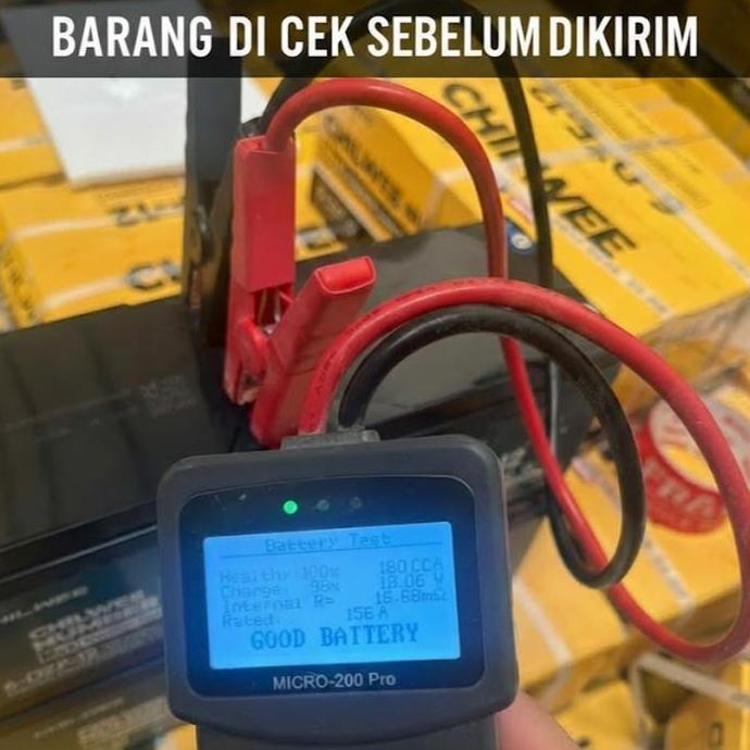 4 Pcs Aki Sepeda Listrik 12V20Ah 6-Dzf-20 Original Garansi 6 Bulan Universal Baterai Semua Merk Seli