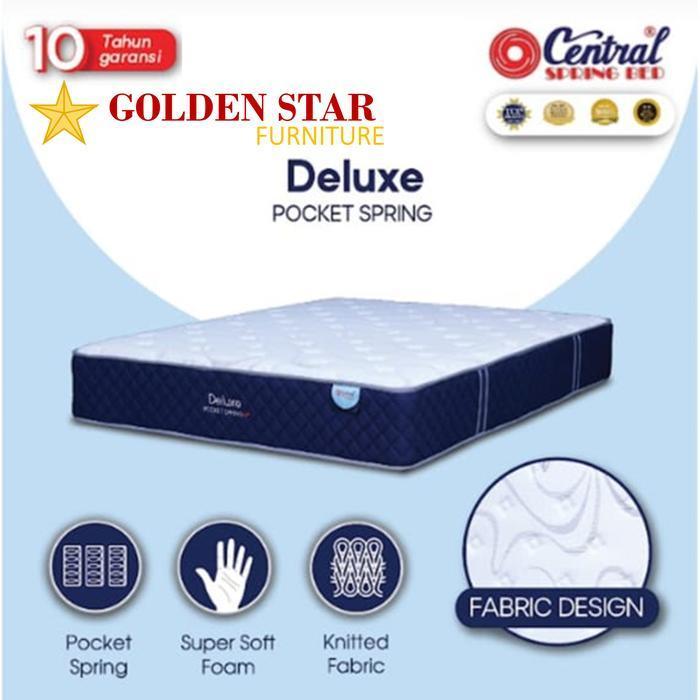 Kasur matras Central Deluxe springbed 120/160/180 x 200 Spring bed