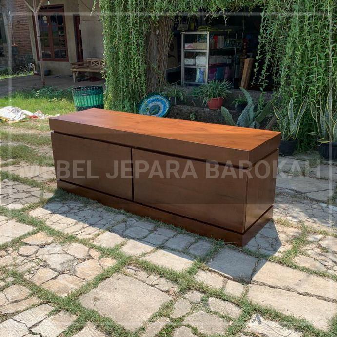 meja bufet tv kayu jati, bufet minimalis, bufet kayu jati