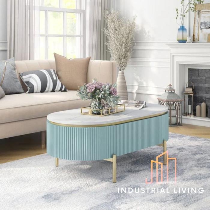 coffee table/meja tamu marmer, meja tamu oval, meja tamu oval marmer