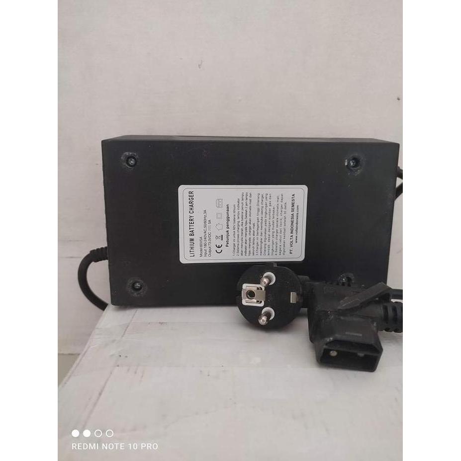 Charger Motor Listrik Volta Lithium Original Promo 0326B