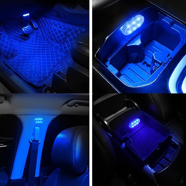 Gratong Interior Mobil Mini Lampu Sentuh Lampu Ambient Auto Atap Langit-Langit Lampu Baca Led Mobil 