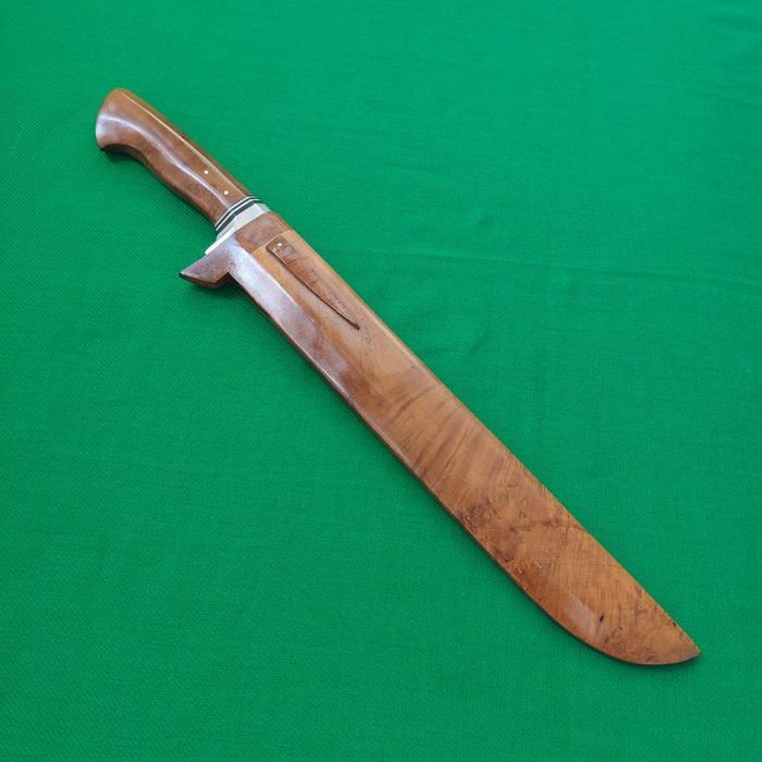 Golok Pisau Sembelih Bowie Premium Baja Bohler Sleipner A88 35cm