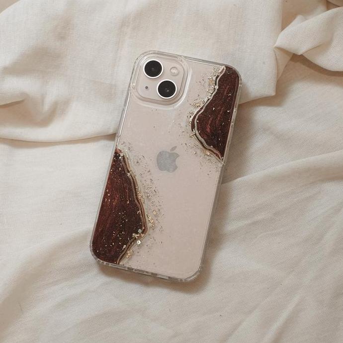 Marble Resin Phone Case - Custom Warna