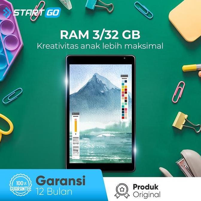ADVAN TAB A8 3/32 GB 8 Inch Quadcore Tablet Android 11 Garansi Resmi