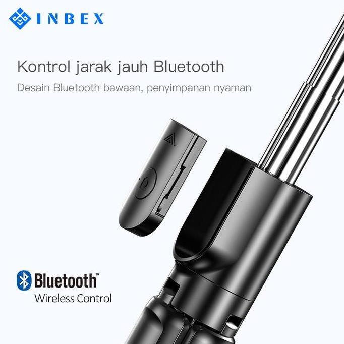 READY INBEX S03 Tongsis tripod selfie stick /70cm Bluetooth Tripod