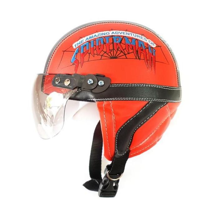 Helm Anak Retro Spiderman
