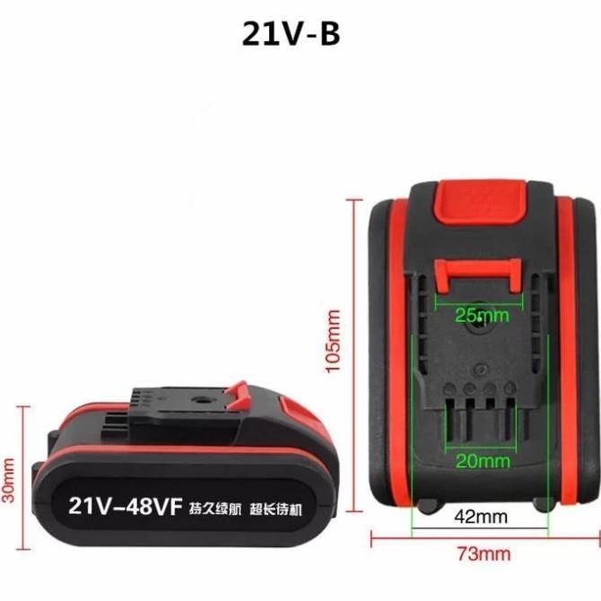 Baterai bor cordless 68Vf 88Vf 36Vf 42Vf oks bonkyo habo uchiha hyuga