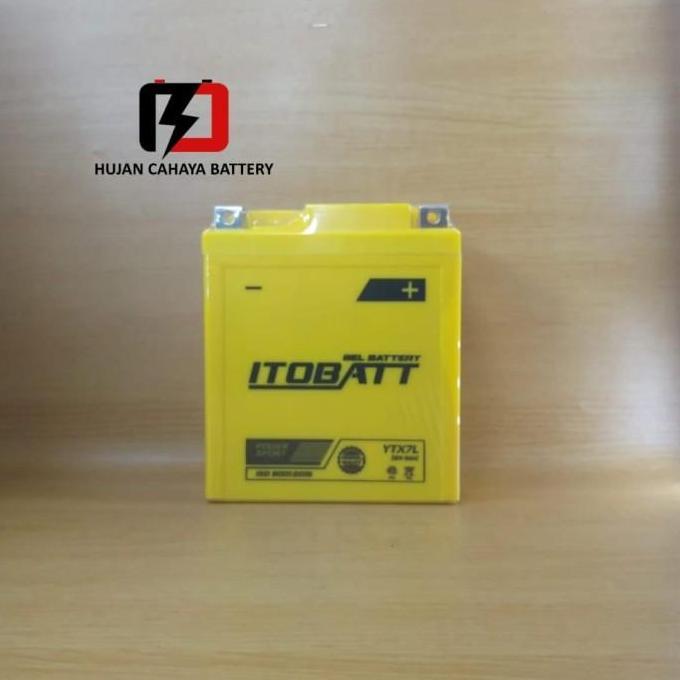 Aki Vespa LX 150 / Vespa LX125 / Vespa Sprint - ITOBATT YTX7L-BS MF