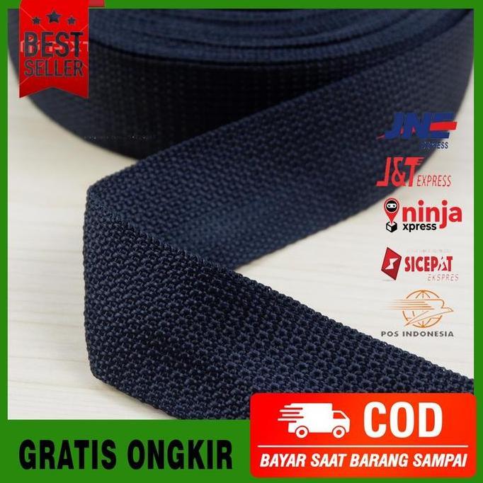 Tali Webbing / Bisban Pelipit 4cm Tebal Bahan Nylon Untuk