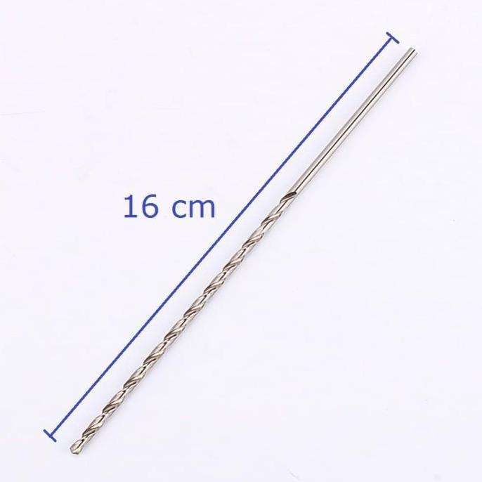 Mata bor HSS kayu besi 3 mm panjang 16 cm
