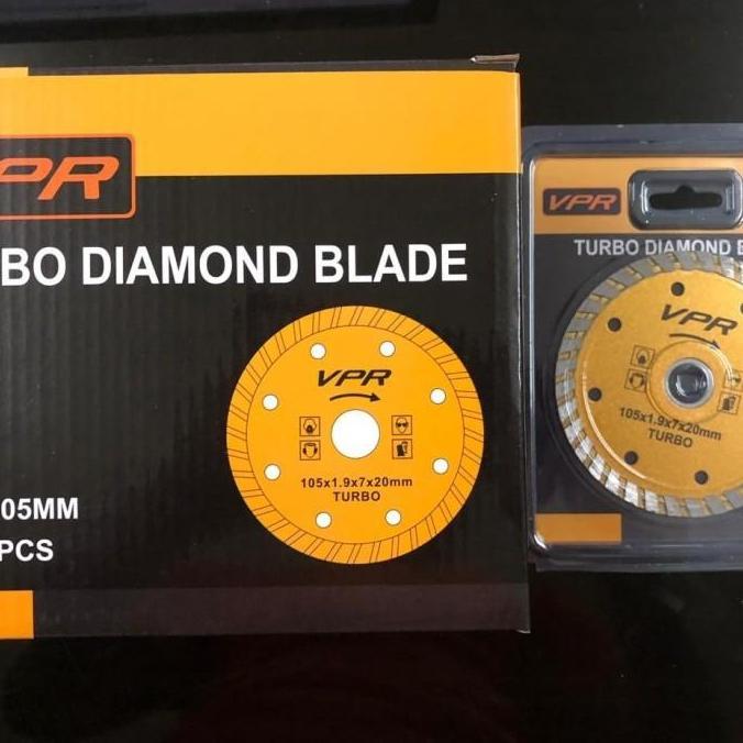 diamond cutting wheel turbo VPR 4 / mata gerinda potong turbo
