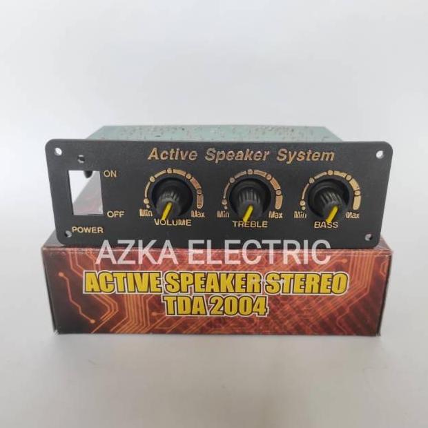 Kit Power Amplifier Speaker Aktif Stereo 12V DC TDA 2004 80W