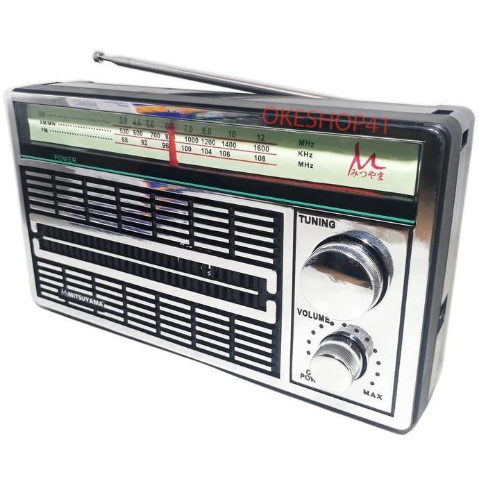 Mitsuyama Radio MS-4046 FM/AM/SW Portable Radio