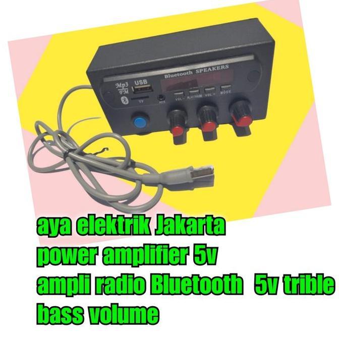 AYABDG Amplifier Bluetooth 5volt / Power Amplifier mini rakitan 5v DC