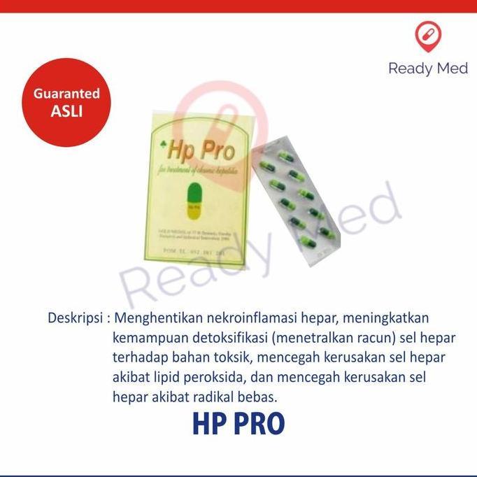 HP PRO Obat memelihara kesehatan fungsi hati isi 10kapsul