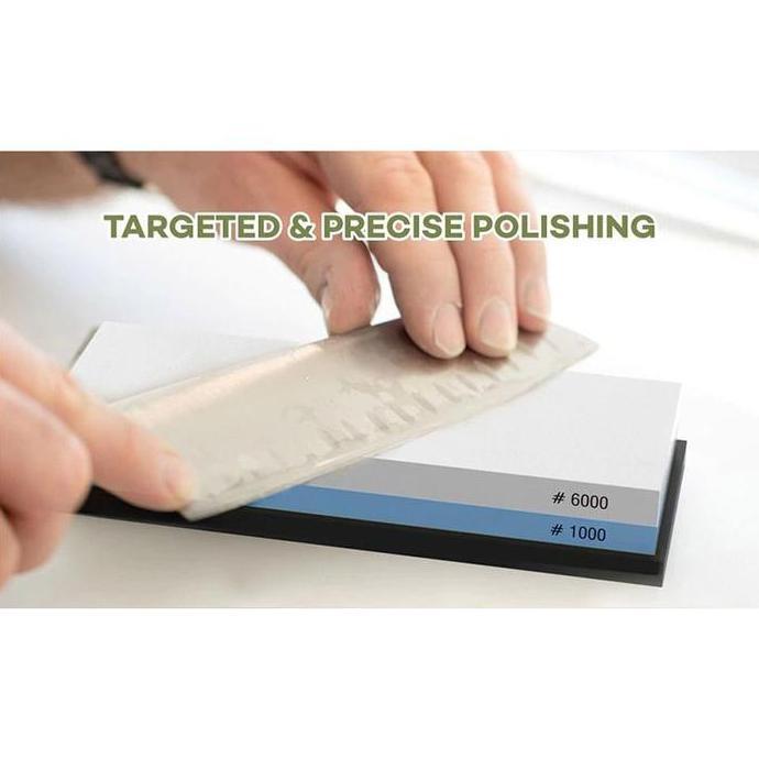 Batu Pengasah Sharpener 2 PCS 400/1000 3000/8000 Batu Asah