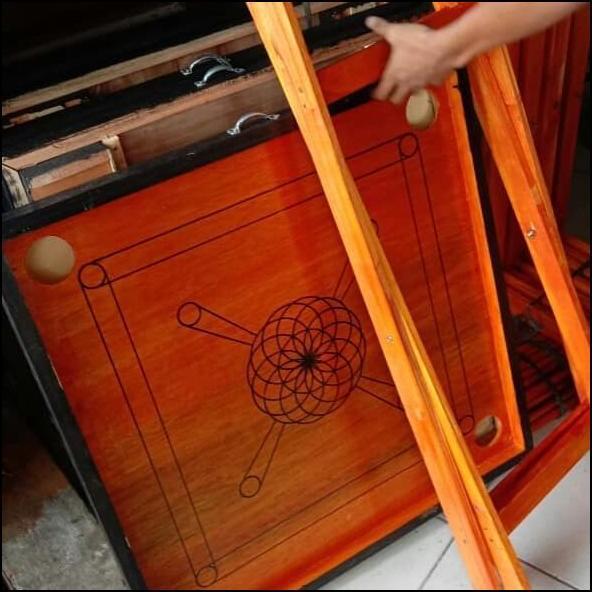 Mainan Anak" / Dewasa / Meja Tusot Set / Bilyard Kayu / Gosend , Grab