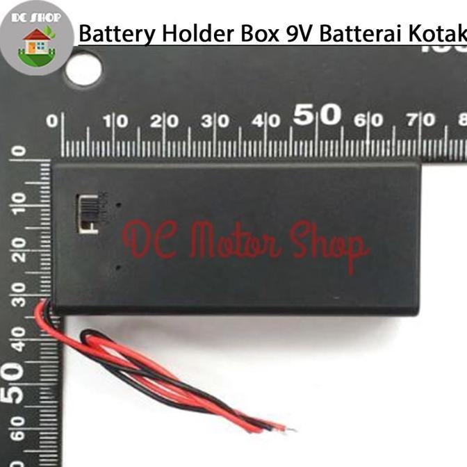 Kotak Baterai 9V Tutup Tempat Baterai Kotak 9V Battery Holder Box Case