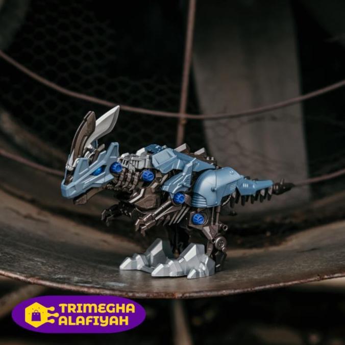 Mainan DIY Rakit Robot Dinosaurus Tempur Elektrik