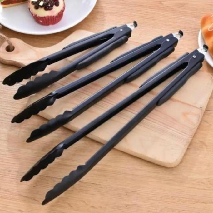 Capitan Makanan Stainless Steel Tebal / Pencapit Makanan