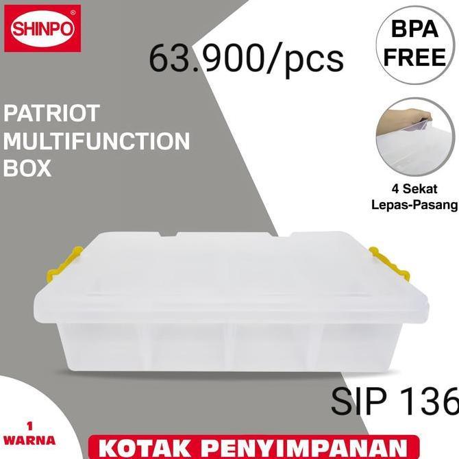 PATRIOT Container Box CB 19 SIP 136 Kapasitas 19 Liter 19Liter 19L