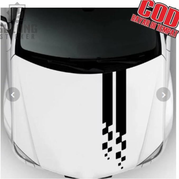 Cutting Stiker Kap Mesin Mobil Variasi Lis Keren All Varian