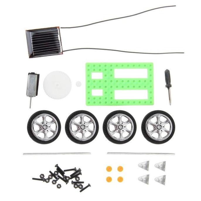 Mainan Edukasi Anak DIY Mobil Mobilan Solar Mini Tenaga Surya Matahari