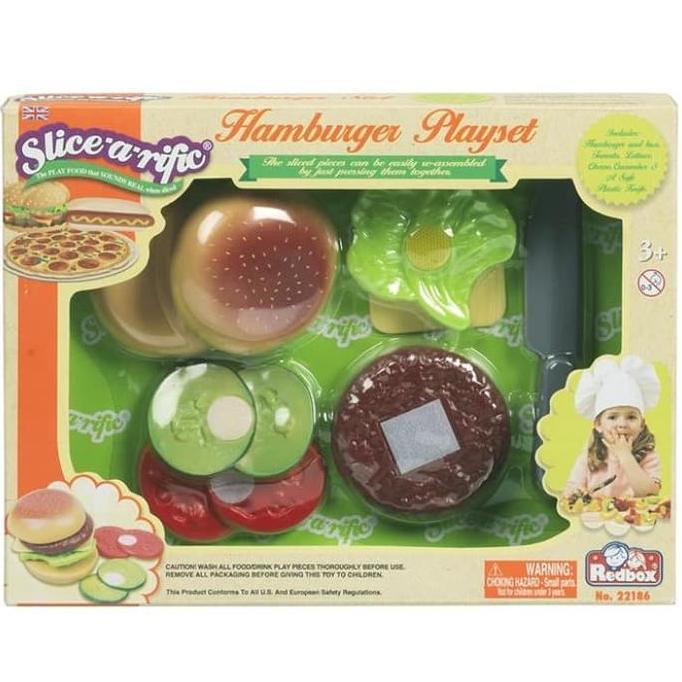 Redbox Toys Hamburger Set 22186-Alat Masak Mainan